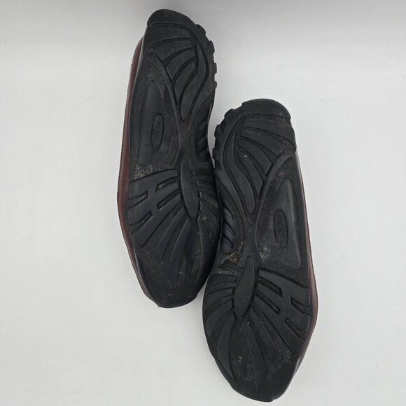 Allen Edmonds Boulder Venetian Driving Moccasins Mens Size 9 Black Brown Leather - Picture 8 of 10